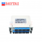 Passive FTTH Casette Fiber Optic 1x8 PLC Splitter Box