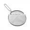 Stainless Steel Splatter Screen Stainless Steel Mesh Frying Pan Grease Screen