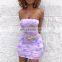 New Arrivals Hot Sales Women Tie Dye Casual Dress Ladies