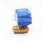 5v 3.6v 110v DN15 DN202 way brass mini electric motorized water ball  solenoid valve for water leakage detector equipment