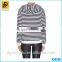 Wholesale women 100% cotton hoodies casual lady striped hoodies