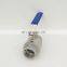 Easy to Operate 2PC Type PN16 Stainless Steel Body Female Screw Ball Valve With Casting Word