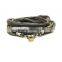 dark Grey silk chiffon cords wrap bracelet 2015 new fashion