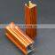 6063 T5 Aluminum Extrusion Windows And Doors Wood Grain Aluminum Profile For Malaysia