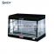 Luxury removable shelf food processing warmer display cabinet