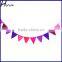 Fabric Bunting Banners 100% Durable Cotton Small Size Kids Flag Multi Colorful Flags For Parties, Holidays, Birthdays-Gre PLC005