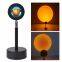 Factory Wholesale Indoor Living Room Bedroom Decoration Light Sunset Projection Lamp