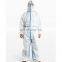 Disposable CE Cat III Type 3B/4B/5B/6B Protective Clothing Coverall Full Body Ppe Isolation Chemical for Hospital Hazmat Suit