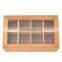 Useful vintage chest empty wooden gift storage tea box