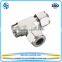 Double Ferrule Compression Tube Fitting, NPT BSPT Female Elbow Pipe Fitting for Imperail Tubes