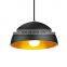 Vintage Globe Round Pendant Light Black/Gold Cover Hanging Lamps