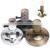 Tonghua Vintage Simple Metal Bronze Ceiling Rose Knob Switch Aluminum Lamp Holder Eidson Reading Table Lamp