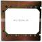 Factory direct sheet metal fabrication parts manufacturing yellow zinc plate laser cut metal