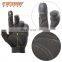 Microfiber 5mm Foam Padded Palm Touch Screen Custom Mechanic Anti Vibration Work Gloves