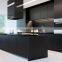 Modern Custom Kitchen cabinetry Matte Black Kitchen Cabinets with island