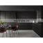 For Customized Prefab Houses American Style Matt Black Custom Kitchen Cabinets