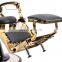 Factory Supply shampoo unit and barber chair for sale,Good Quality golden  Barber Chair