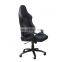 Black PVC racing style no hole gaming chair