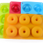 Heat Resistant 6 Cavity Silicone Baking Muffin Cake Mold Donut Caking mold