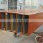 Colorful Wooden Grain Aluminum extrusion Hollow tube for Furnitures Decoration with optional colors
