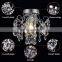 Mini Chandelier Crystal Ceiling Light Small Flush Mount Ceiling Light Ceiling Lights for Bedroom Bathroom Hallway