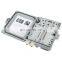 12 Core Outdoor IP65 FTTH 8 core plug optical termination fiber splitter box Cassette optical fiber splitter MINI PLC