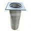 High quality square polyester cloth air filter