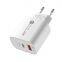 20W Fast Wall Charger PD Type C Quick Charger QC 3.0 Adapter for Iphone for Samsung Mobile Phones Cell Phones