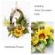 Wholesales Amazon Best Selling Artificial Flowers Home Door Party Wedding Wall Decor Acacia Farnesiana Sunflower Wreath Ring