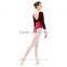 Wholesale Velvet Long Sleeve Gymnastics Leotards