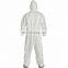 Factory supply disposable microporous type 5/6 coverall protective non woven overalls for work with hood