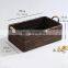 Handmade Set Rattan Weave Serving Tray, Home Storage Basket Decor, Kitchen Organizer