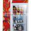 Mini table top beverage cooler display refrigerator showcase