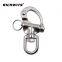 304/316 Stainless steel swivel eye snap shackle