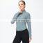 Newest Women's Long Sleeve Yoga Top Sports Casual Workout Gym Coat With Zipper Pockets Anti-bacterial Yoga Jackets
