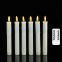 Wholesale Home Decoration 7.5 Inches Lighting Flameless Warm Light Led Taper Candles With Moving Flame for Holiday Party