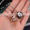 Popular design titanium steel rings charm pendant lovers necklace gift promotion
