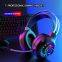 Amazon hottest FV-G97 wired headset earphones gaming glowing dual driver stereo super bass headphone