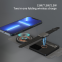 High quality 2.5D Tempered Glass Transparent Foldable High Quality Fast Charging Magnetic 15W Wireless Charger 2 In 1
