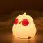 Hot Sale New Creative Cute Animal LED Night Light Decorative Silicone Tap Sensor Rechargeable Power Supply for Room Dormitory
