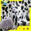 Semi-gloss polyester filament velboa fabric