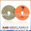 Flexible resin 7 step pad 4inch x3mm for polishing granite /marble