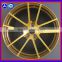 automobiles aluminum alloy wheel rims monoblock/ 2 pcs replica wheel