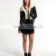 2015 Winter Black Faux Leather Biker Jacket