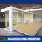 Customized flat pack container house with bathroom