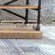 RE-1508 Italian narrow recycled wooden dining table