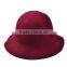 New Arrival Casual Vintage Elegant Lady Women Wide Brim Fedora Real Wool Hat