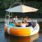 Leisure Plastic boat donut design for tourist