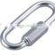 Factory Price Zinc Plated Stainless steel AISI316 304 Chain Oval Quick link carabiner assories