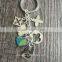 fashion gift brass color metal keychain